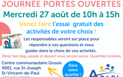 Infolettre août 2025
