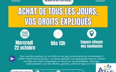 Conférence ÉDUCALOI – 22 octobre