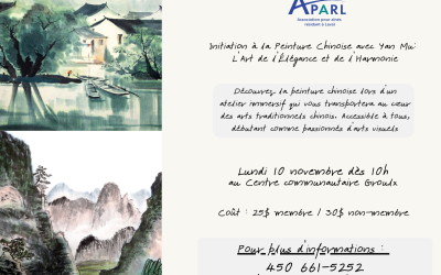 Initiation à la peinture chinoise | 10 novembre
